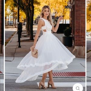 HighLow Bridal Dress